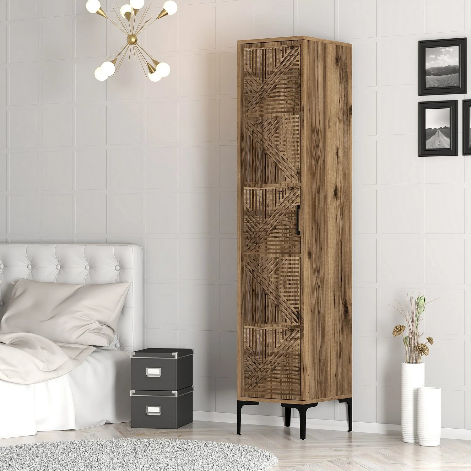 Dollap Hanah Home, Kumsal P, ngjyrë arre