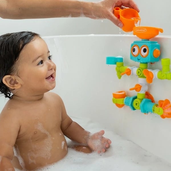 Lodër për banjë B-kids Bath Robot me dush, multikolor Lodër për banjë B-kids Bath Robot me dush, multikolor