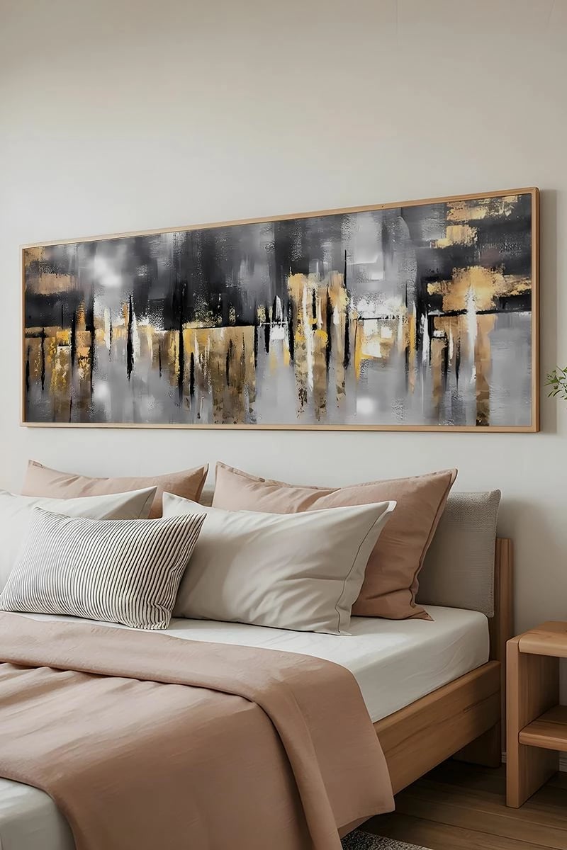 Pikturë dekorative me kornizë, shumëngjyrëshe, Wallity, Artsmdfyty11-50120, 50x120cm