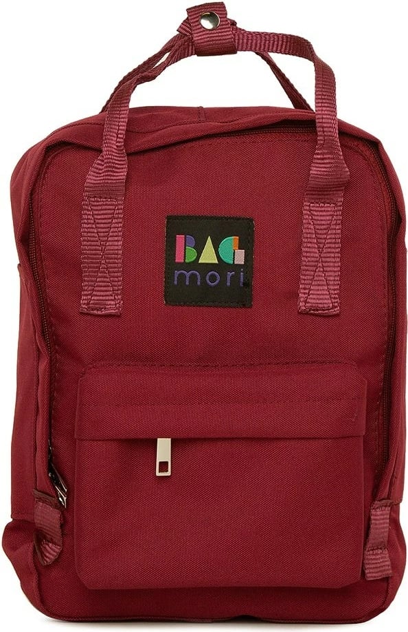 Çantë shpine mini, material parashute, ngjyrë e kuqe Claret, Zoozie Bags, 7858 - 88973