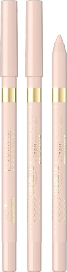 Laps për sy Eveline Cosmetics Variety Waterproof Gel Eyeliner Pencil 14 Nude për femra, 1 copë