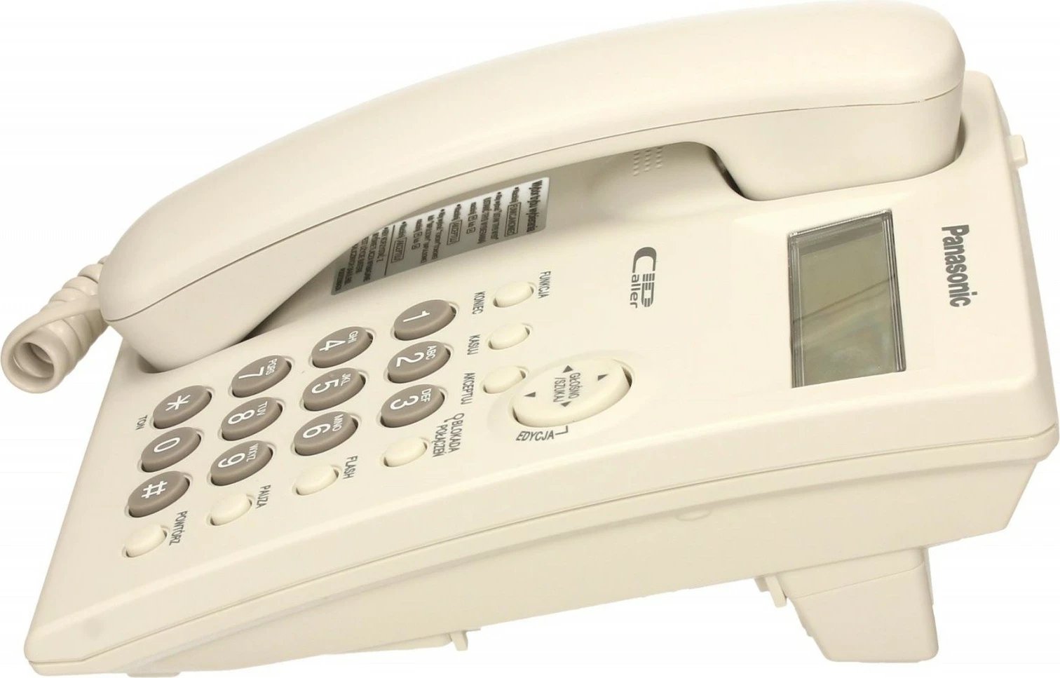 Telefon fiks Panasonic KX-TSC 11, i bardhë