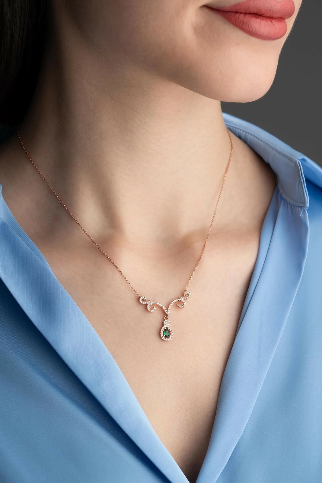 Varëse argjendi Jumeon, ngjyrë rozë e arit dhe e gjelbër, NRZ999738