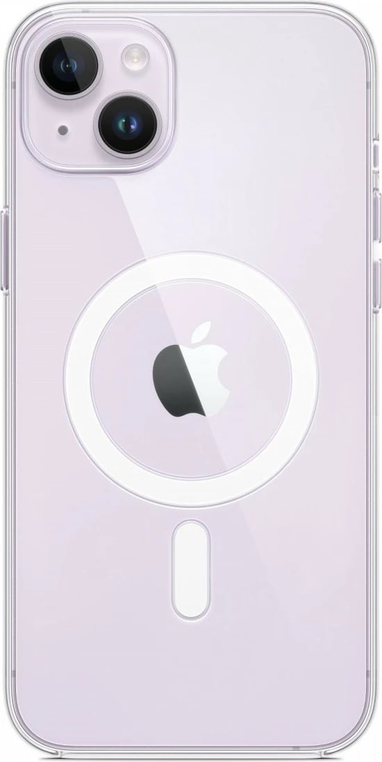 Mbështjellës Apple MagSafe për iPhone 14 Plus, Transparent