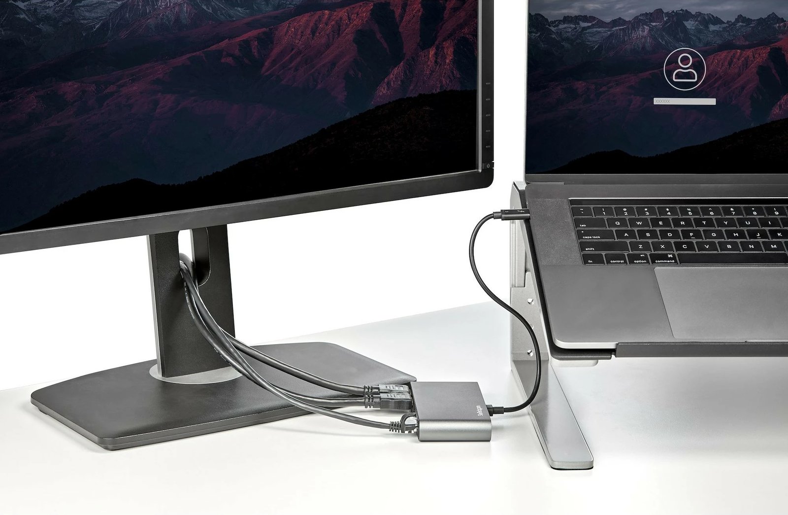 Mini dock Thunderbolt 3 StarTech, 2x HDMI, 1x LAN, 1x USB 3.0, 1x USB 2.0, gri