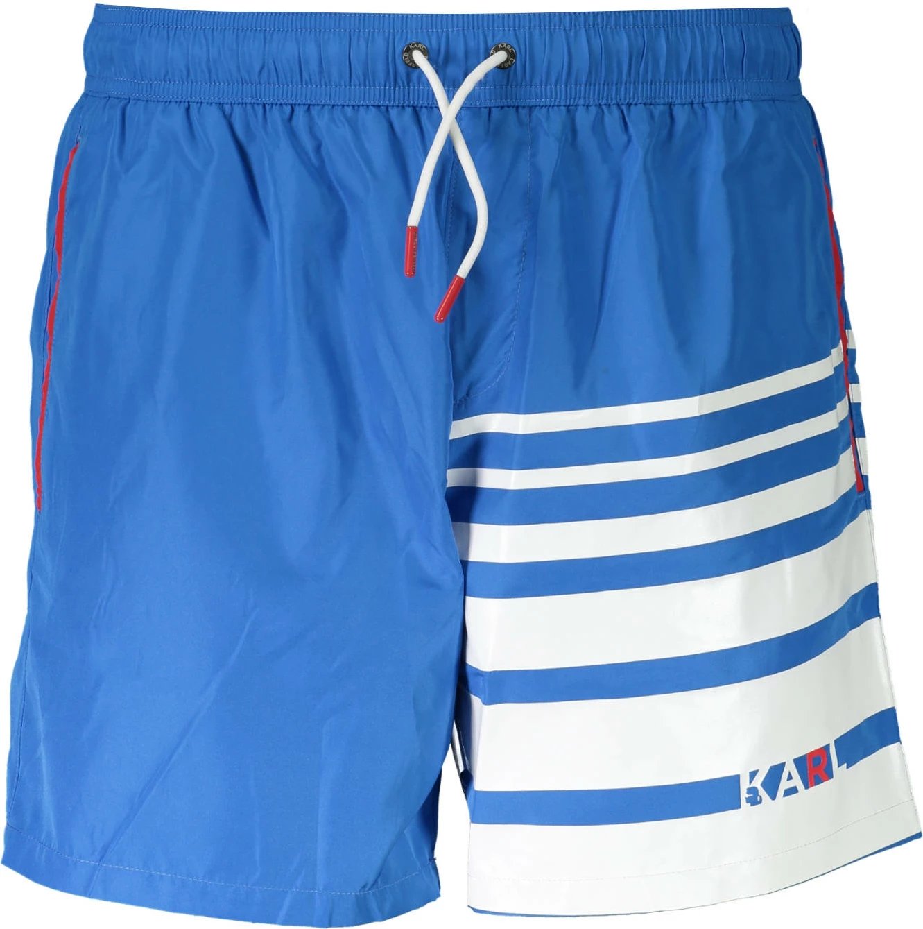 Shorce noti për meshkuj KARL LAGERFELD BEACHWEAR, kaltër e çelët