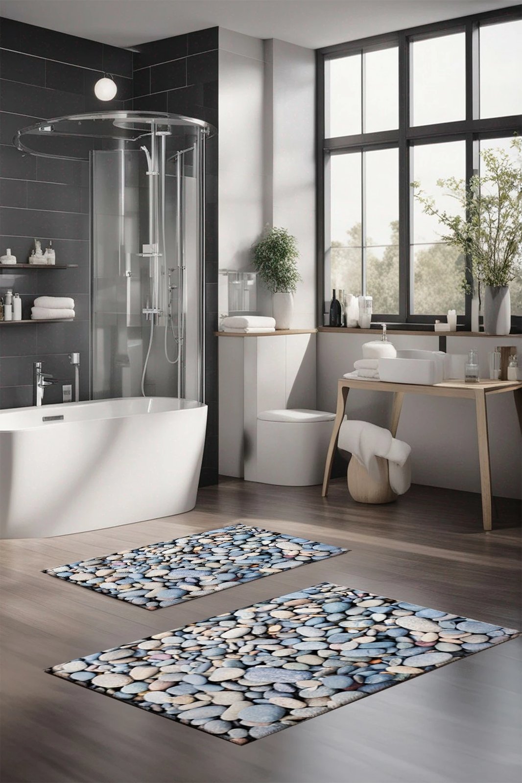 Set tapetash për banjo, shumëngjyrëshe, Mijolnir, CT-5181, 2 copë