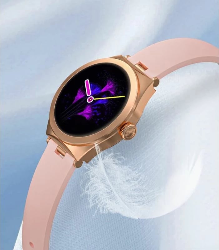 Smartwatch Gravity për femra, rozë