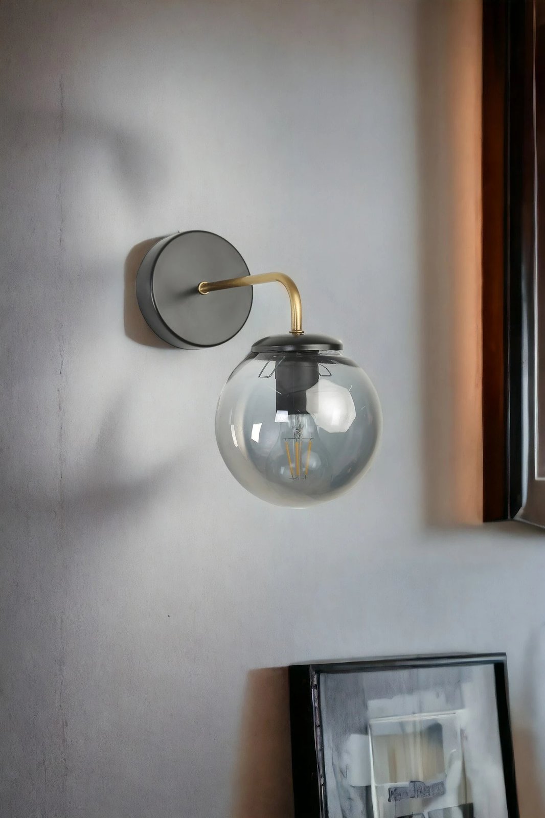 Llambë muri Opviq, Pablo - 8794-1AP, ngjyrë argjendi