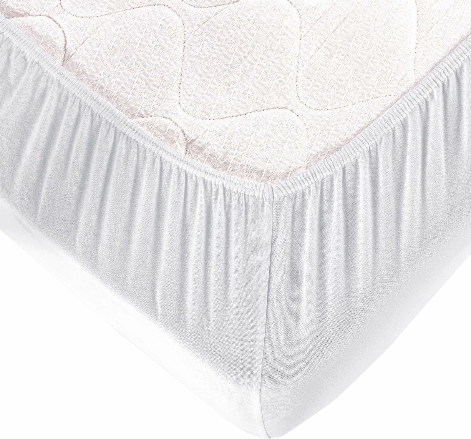 Çarçaf i shtrënguar jersey, një person, i bardhë, L'Essentiel Linge de Maison