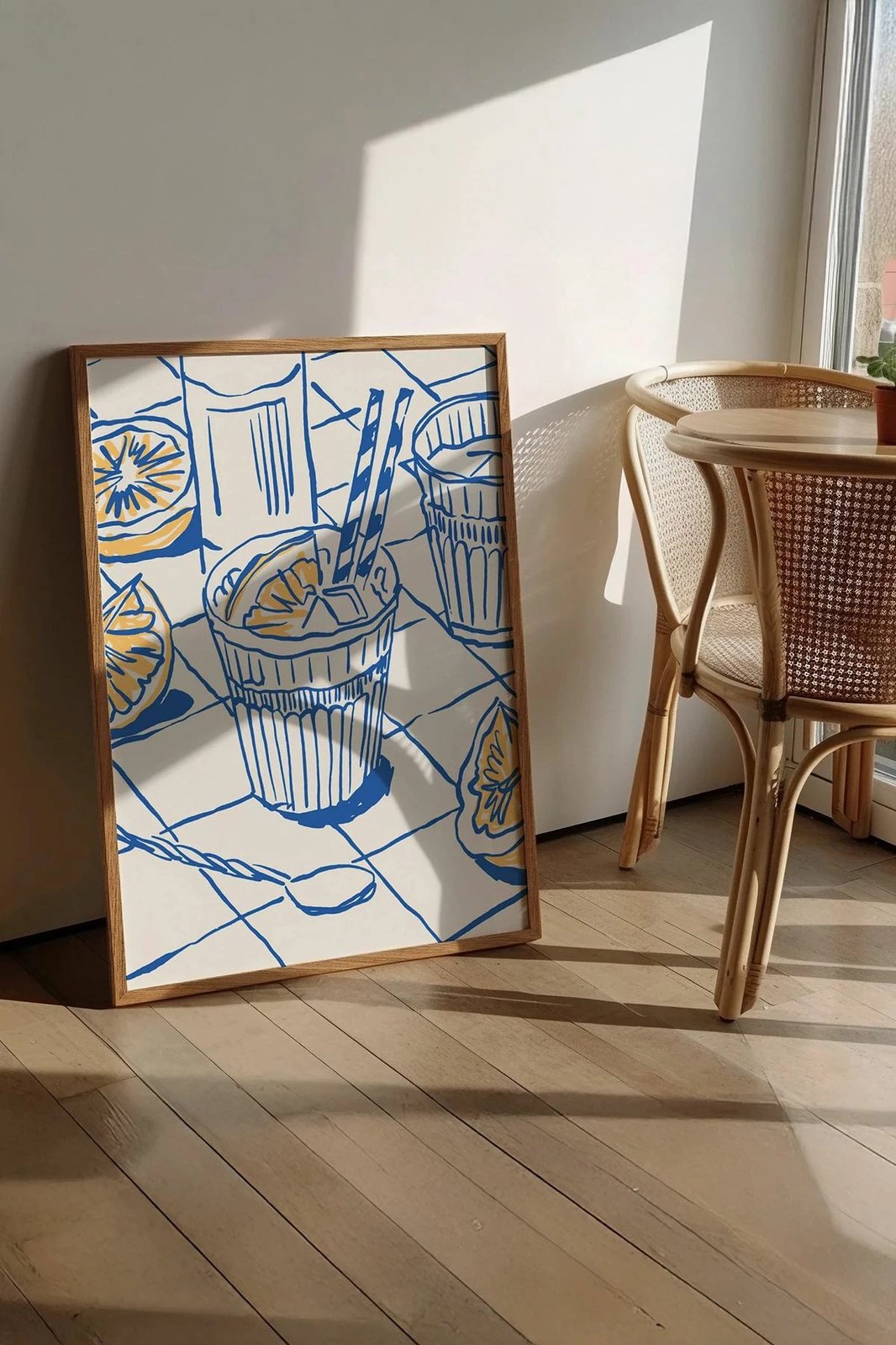 Pikturë dekorative me kornizë, shumëngjyrëshe, Ersy1Ham24