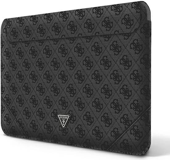 Çantë laptopi Guess 4G Uptown Triangle Logo Sleeve, për 13" - 14" e zezë