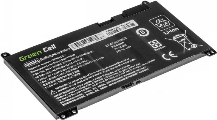 Bateri laptopi Green Cell HP RR03XL, 3400mAh, 11.4V, për HP ProBook