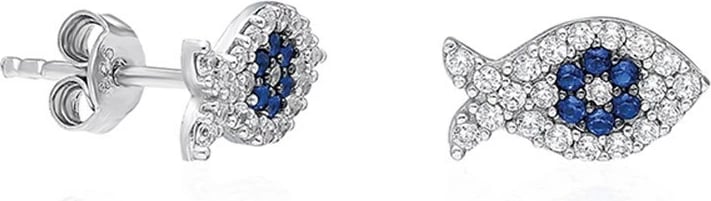 Vathë argjendi Jumeon, TRDYL501, ngjyrë argjendi, të bardhë, kaltër e errët