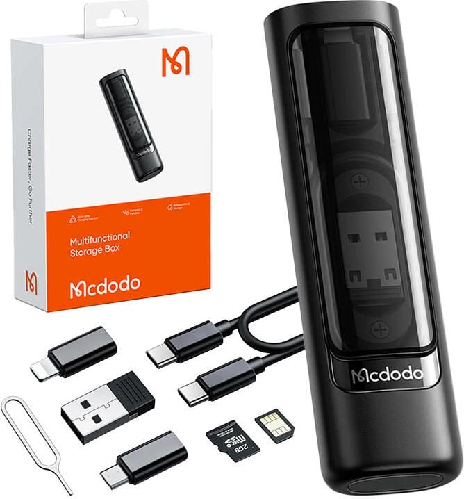 Set aksesorësh multifunksional Mcdodo WF-1720, me kasë, i zi