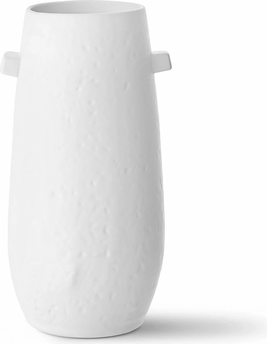 Vazo dekorative Aberto Design, e bardhë, DKR0481, 16x15x32cm