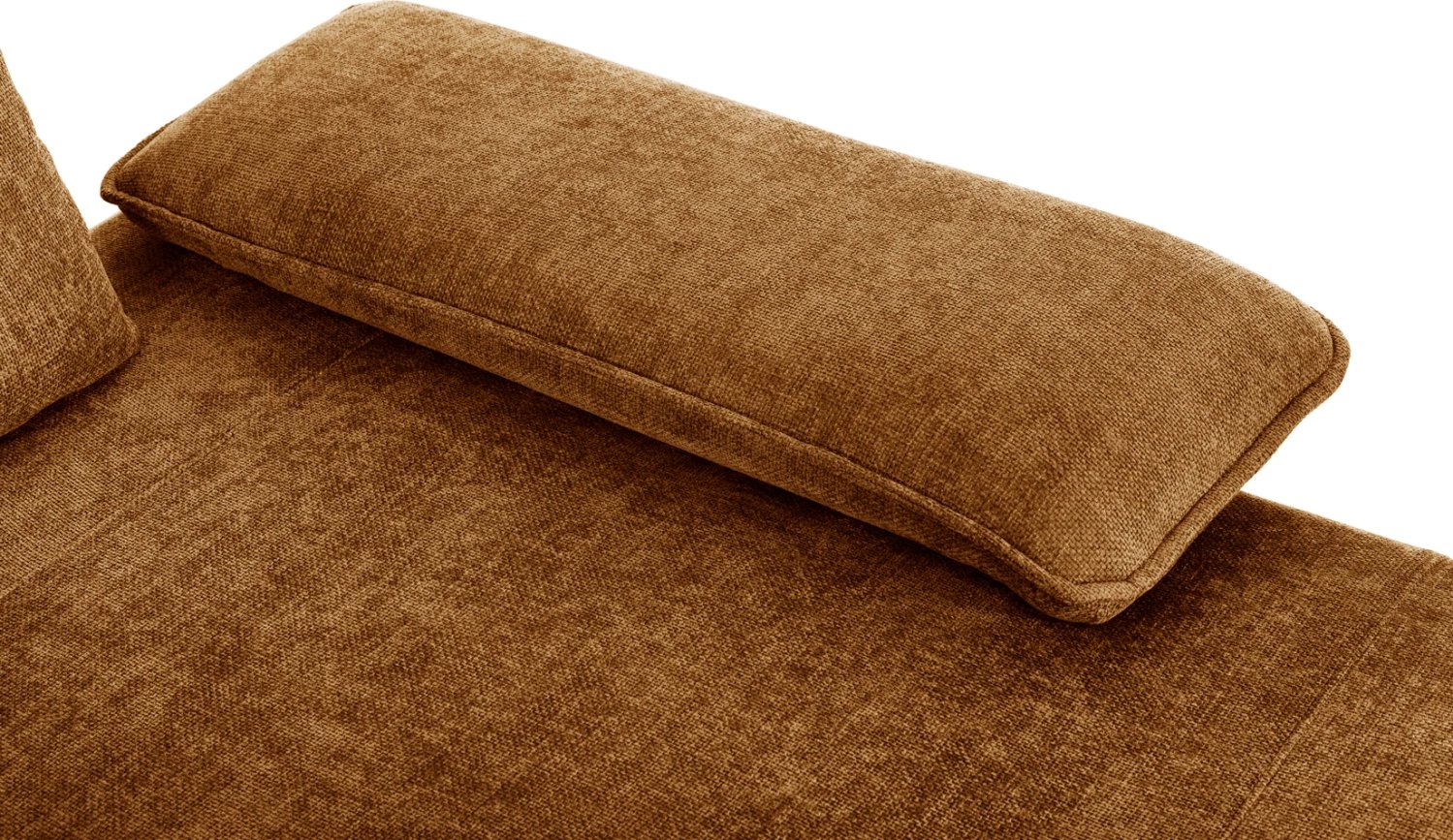 Divan-krevat qoshe (djathtas), pëlhurë e kuqe tullë, FH3268.02R, 283x188x100H cm