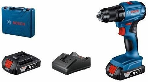 Kaçavidë me bateri BOSCH GSR 185-LI, 2x2.0Ah, me kuti