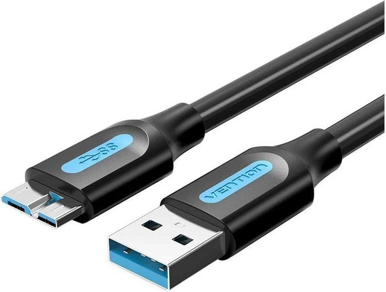 Kabëll Vention USB-A/microUSB, 3m, i zi