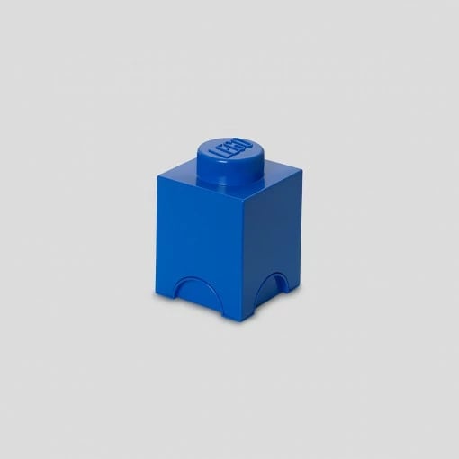 Kuti magazinimi LEGO Room Copenhagen Storage Brick 1, kaltër