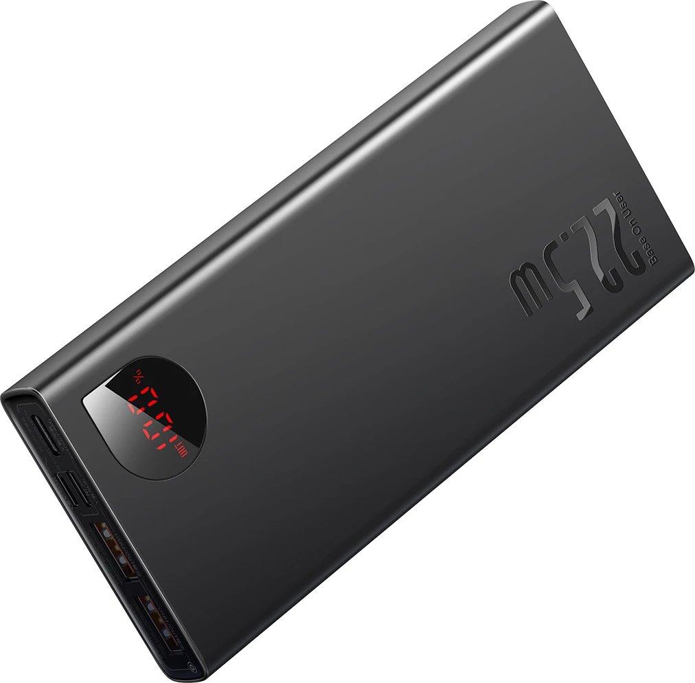 Powerbank Baseus Adaman Metal 10000mAh 22.5W, e zezë