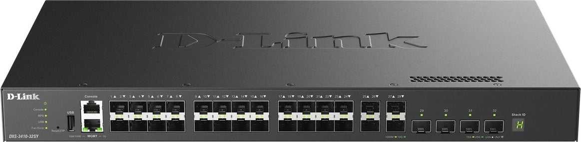 Switch D-Link DXS-3410-32SY/E, Layer 3, rackmount, 10G, 32 porte, i zi