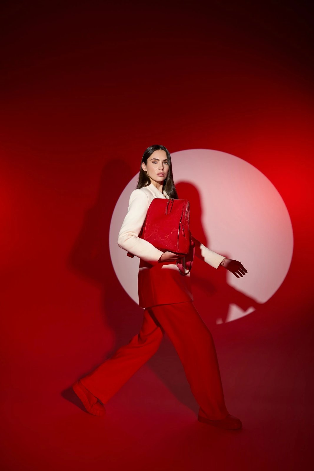 Çantë shpine Lucky Bees, e kuqe, 1217