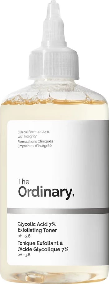 Tonik eksfoliues për femra The Ordinary Glycolic Acid 7% Exfoliating Toner, 240ml