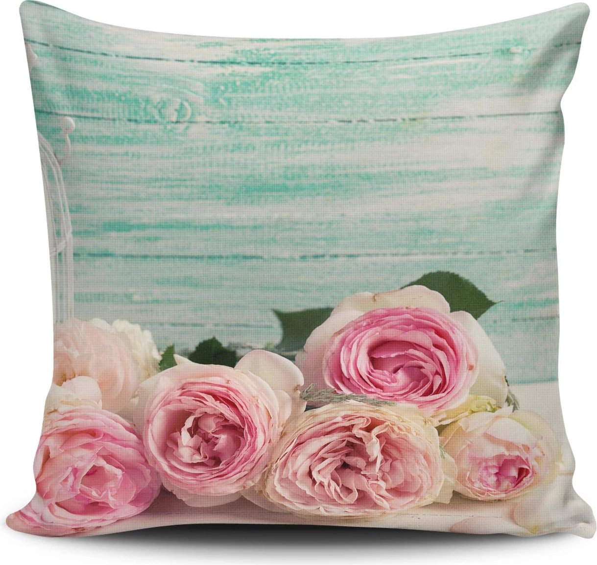 Jastëk mbulesë me lule, shumëngjyrëshe, NKLF-231