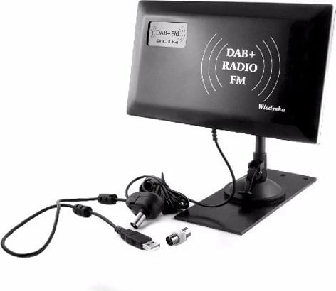 Antena radio FM+DAB SLIM Wiedyska