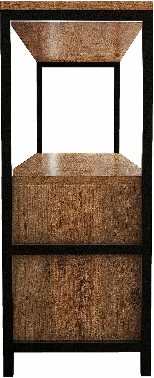 Konsol Hanah Home, ngjyrë pishë Atlantic, e zezë, Nero v2