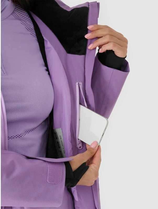 Jakne skijimi për femra 4F, e kaltërt