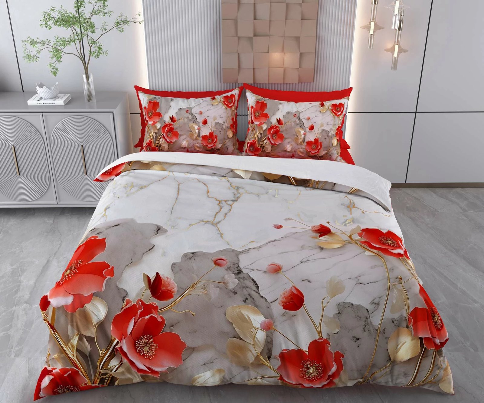 Set mbulesë për jorgan Super King, L'Essentiel Linge de Maison, Mihen