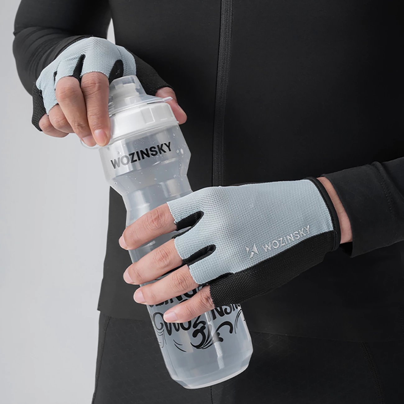 Doreza çiklizmi, Wozinsky WRR-02L, madhësia L, poliester, gri, 1 palë