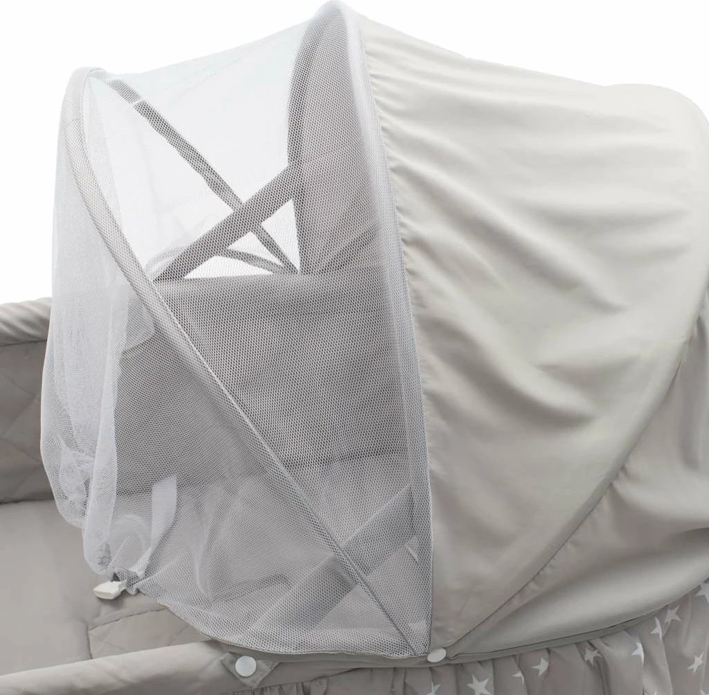 Djep lëkundës elektrik, NEW BABY, Swingy, timer 15/30/60 min, 12 melodi, 5 shpejtësi, gri