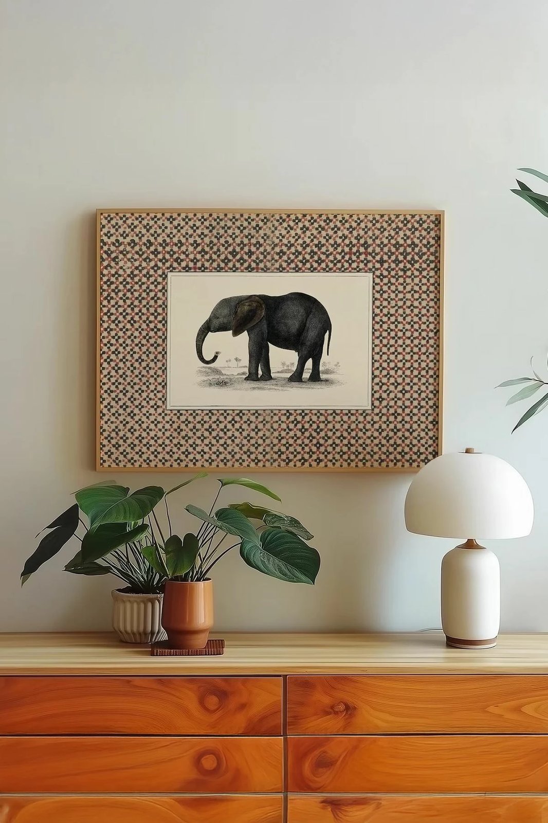 Pikturë dekorative me kornizë, shumëngjyrëshe, Wallity, Artsmdftek29-3348, 33x48cm