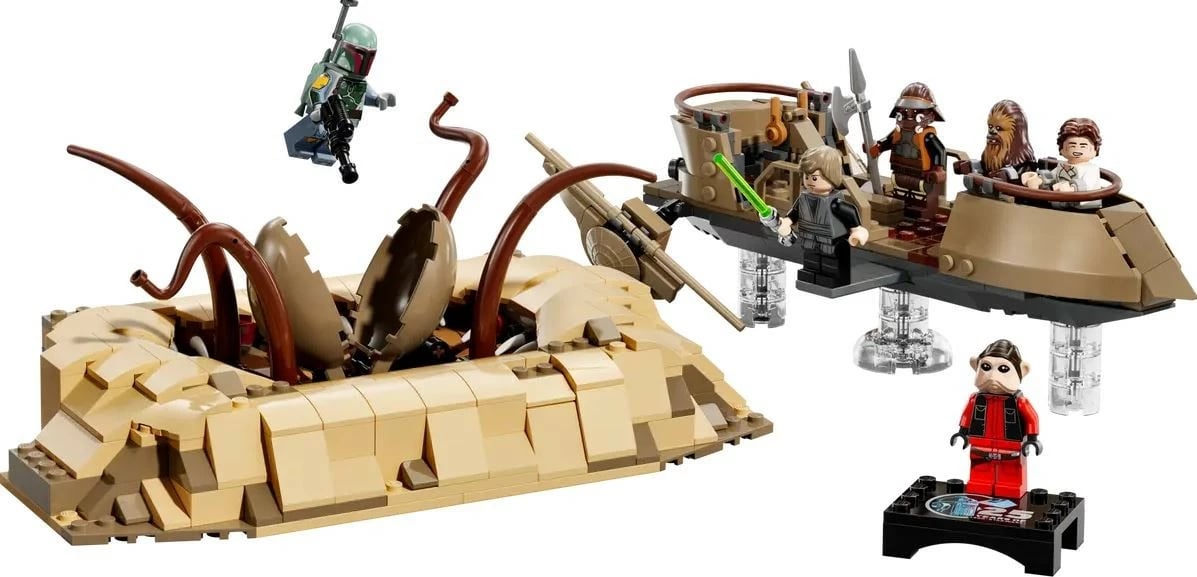 Set LEGO Star Wars 75396 Desert Skiff & Sarlacc Pit, 558 pjesë