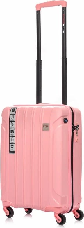 Valixhe kabine për femra SwissBags, rozë