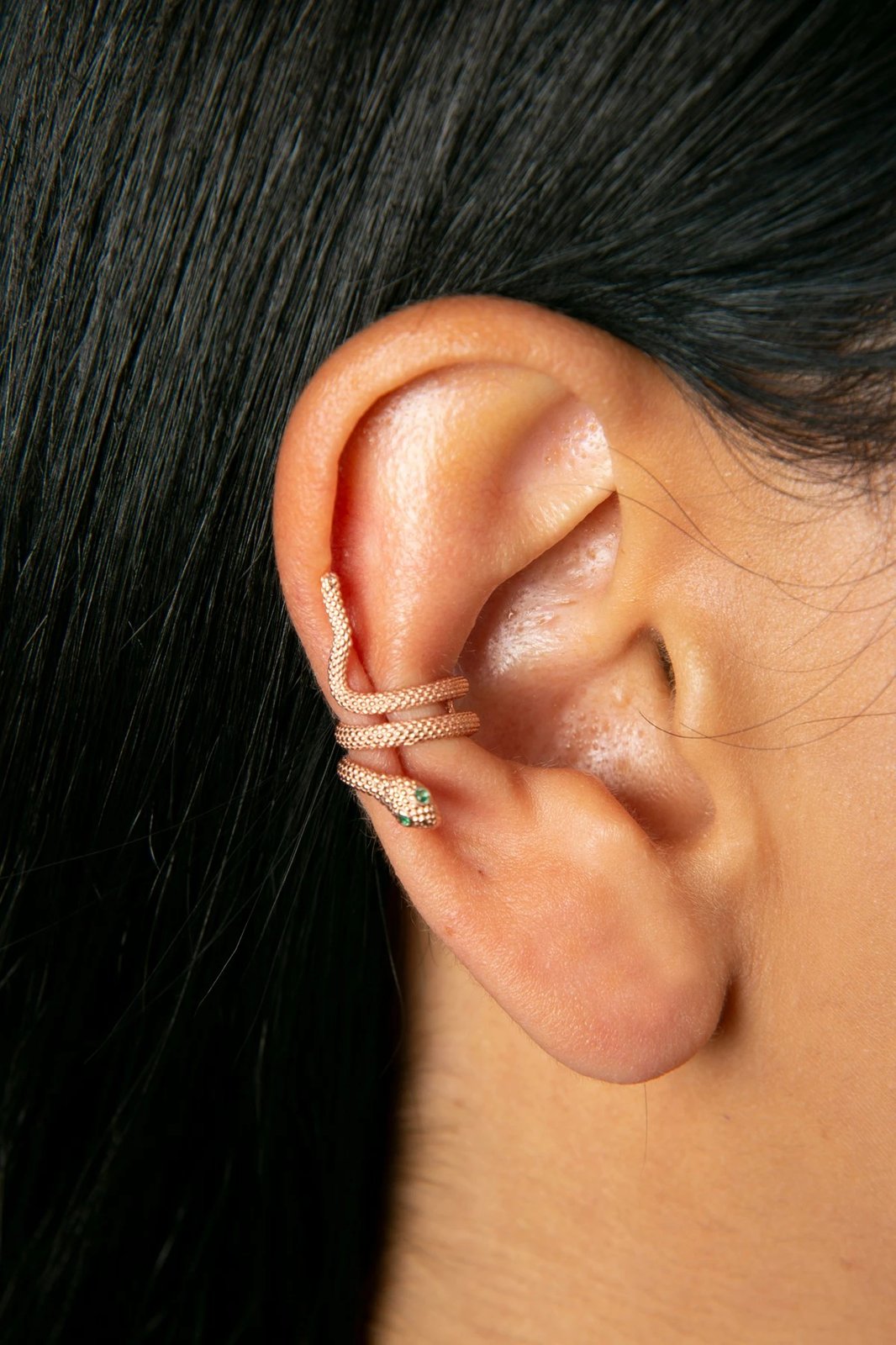 Vathë për kërcej veshi, argjend i veshur me ar të rozë, ELKYS60054