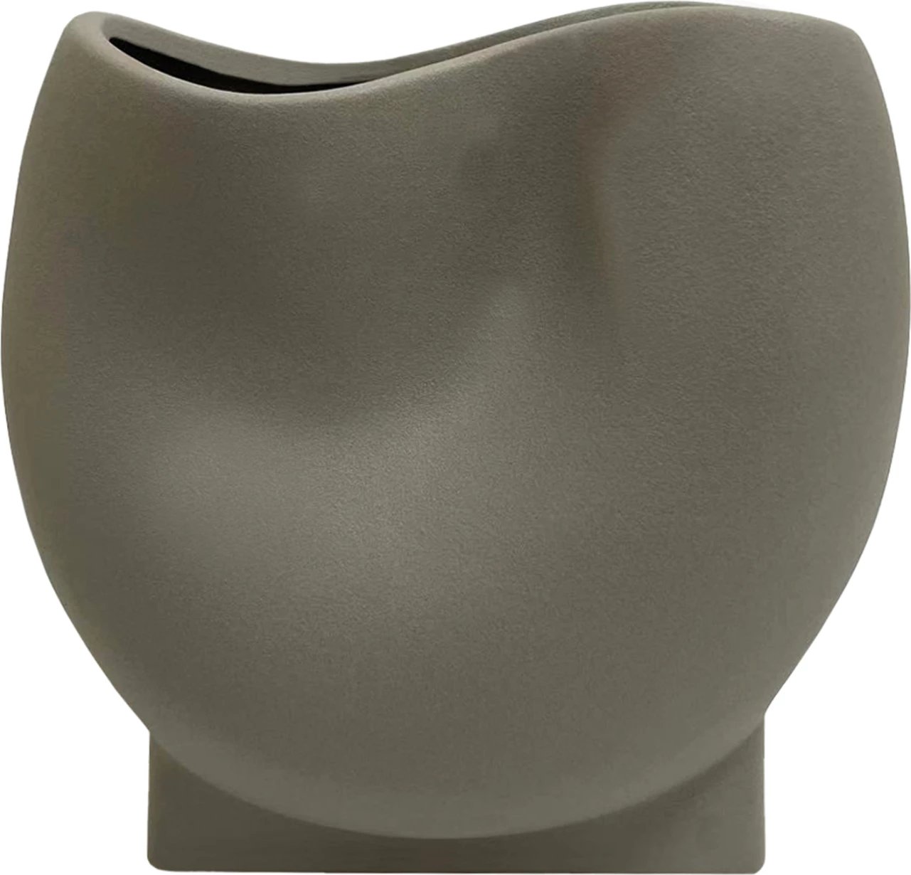 Dekor tavoline prej qeramike, ngjyrë gri mat, FH4610.03, 26x14x25 cm Dekor tavoline prej qeramike, ngjyrë gri mat, FH4610.03, 26x14x25 cm