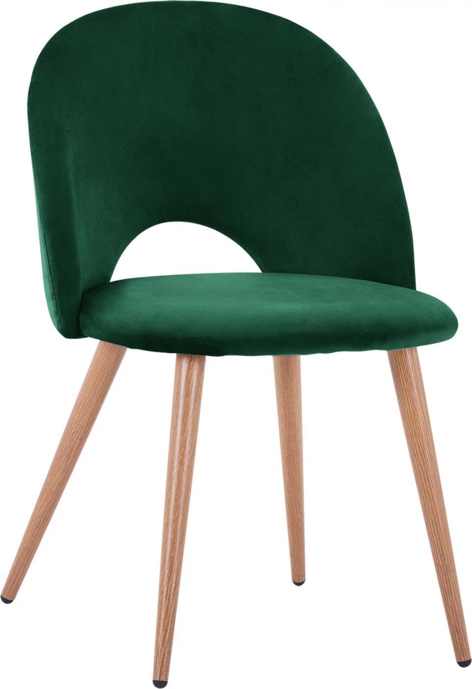 Karrige kadife Sadie me këmbë metali FH8544.03 52x49,5x77Y cm., set prej 4 copë