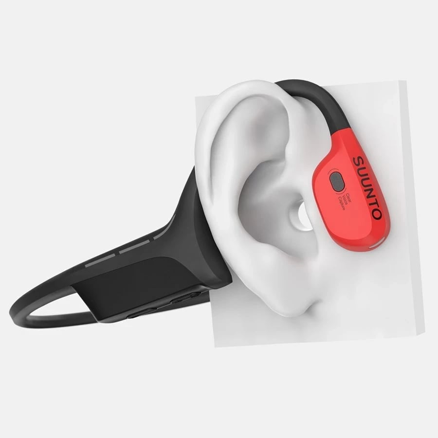 Kufje Suunto WING Wireless Ear-hook Sports Bluetooth, Kuqe, Zezë