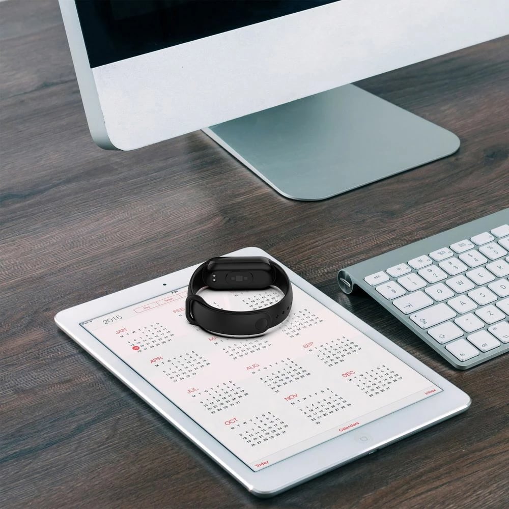 Rrip për orë të mençur Tech-Protect IconBand për Xiaomi Smart Band 8/8 NFC, i zi