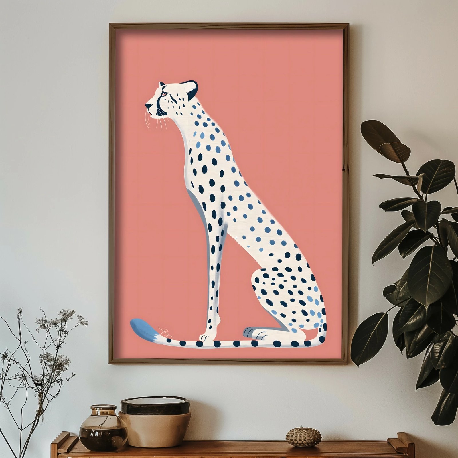 Pikturë dekorative me kornizë MDF, Wallity, GE139-L