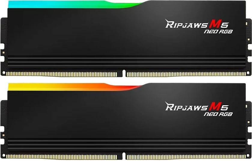 RAM Memorje G.Skill Ripjaws M5 Neo RGB 48GB (2x24GB) DDR5 6000MT/s, e zezë