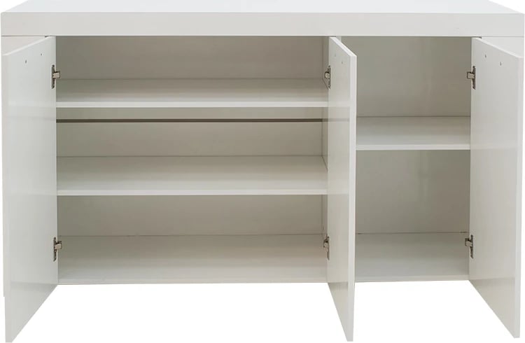 Bufe Joanna, ngjyrë e bardhë, 144x42x80cm