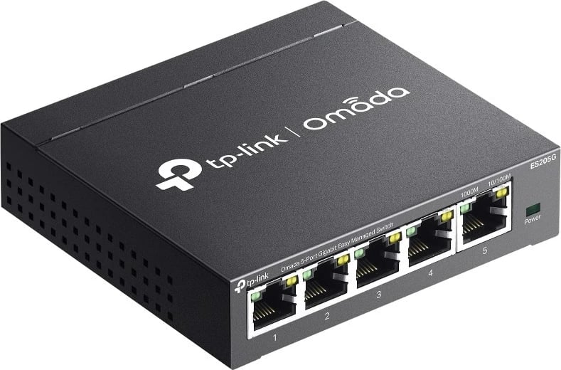 Switch TP-Link Omada ES205G, Managed, 5-Port, Gigabit Ethernet, Zi