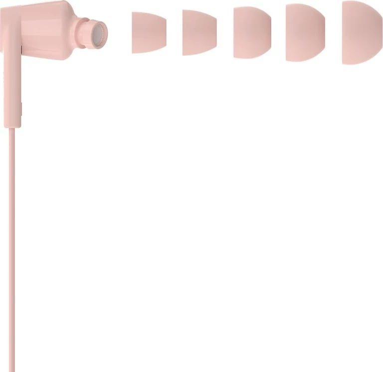 Kufje Belkin SoundForm me kabllo, USB Type-C, rozë