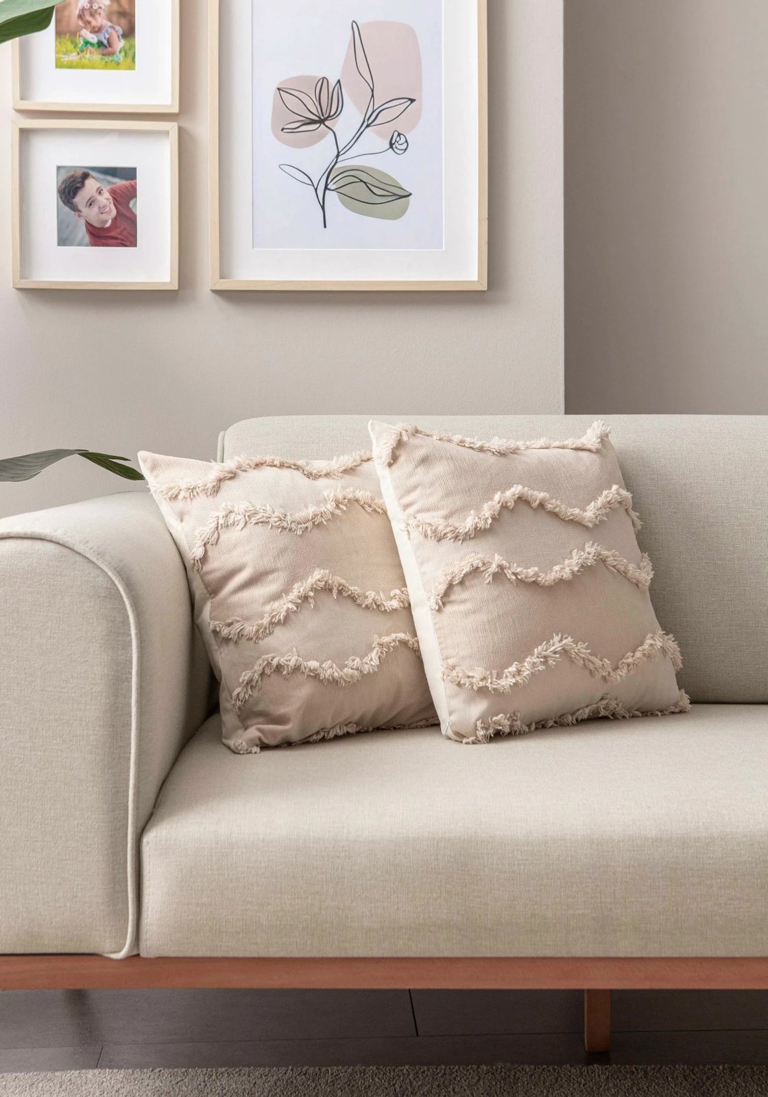 Set mbulesash për jastëkë (2 copë), Evila Originals, bezhë, 2029