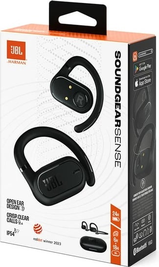 Kufje JBL Soundgear Sense wireless, Bluetooth 5.3, open-ear, 24h playback, të zeza Kufje JBL Soundgear Sense wireless, Bluetooth 5.3, open-ear, 24h playback, të zeza